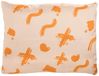 BonaMaison Oranje-Gebroken Wit Decoratieve Kussensloop, Kussenhoezen Bank, Decoratieve Kussenhoesjes, Kussensloop; Sofa, Slaapkamer, Kantoor, Auto 45x60 Cm - Ontworpen en vervaardigd in Turkije