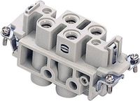 Harting 09 38 006 2711 Businzetstuk Han® Com 4 + PE Schroeven 1 stuk(s)