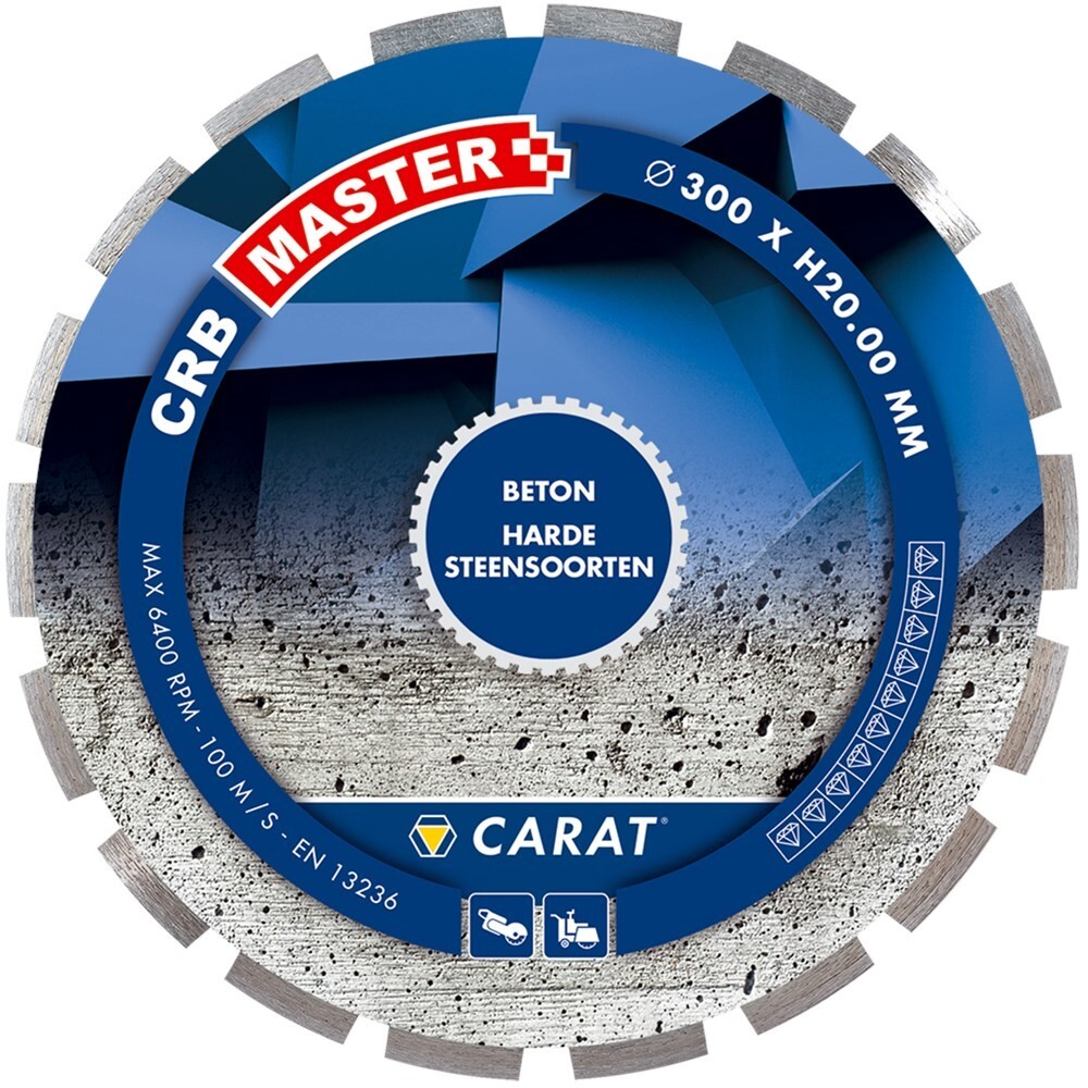 Carat diamantzaag beton ø400x25 40mm crb master