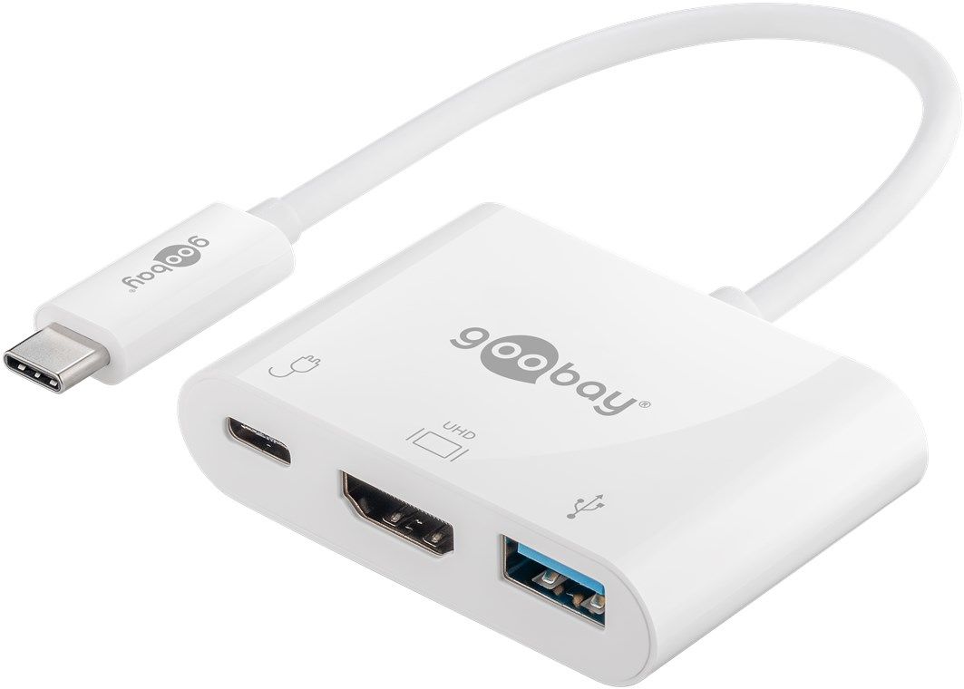 Goobay 62104 USB-C Docking Station - White