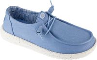 HEYDUDE - Wendy Stretch Canvas Dames Instappers Hydrangea Blue - Maat 37