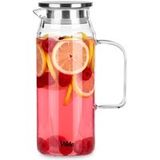 Vilde Carafe en verre avec couvercle 1,5L
