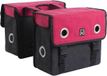 Willex Canvas Dubbele Fietstas - 30L - Paradise Red/Zwart
