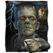 UNIVERSAL MONSTERS 50"x60" Frankenstein Head Silky Touch Super Zachte Gooi Deken