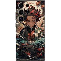 Maniacase Hoesje Samsung Galaxy S24 Ultra Demon Slayer Tanjiro Anime Manga