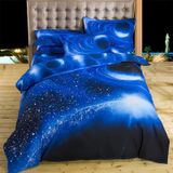 Solidchoice - Parure de lit enfant Thème Galaxie, 135x200 cm