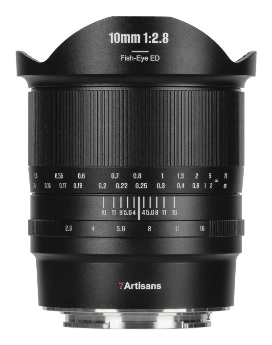 7Artisans 10mm F2.8 Mark II Lens - Canon RF Mount - Black