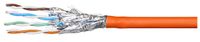 Kathrein LCL 100 netwerkkabel Oranje 100 m Cat7 S/FTP (S-STP) Rond