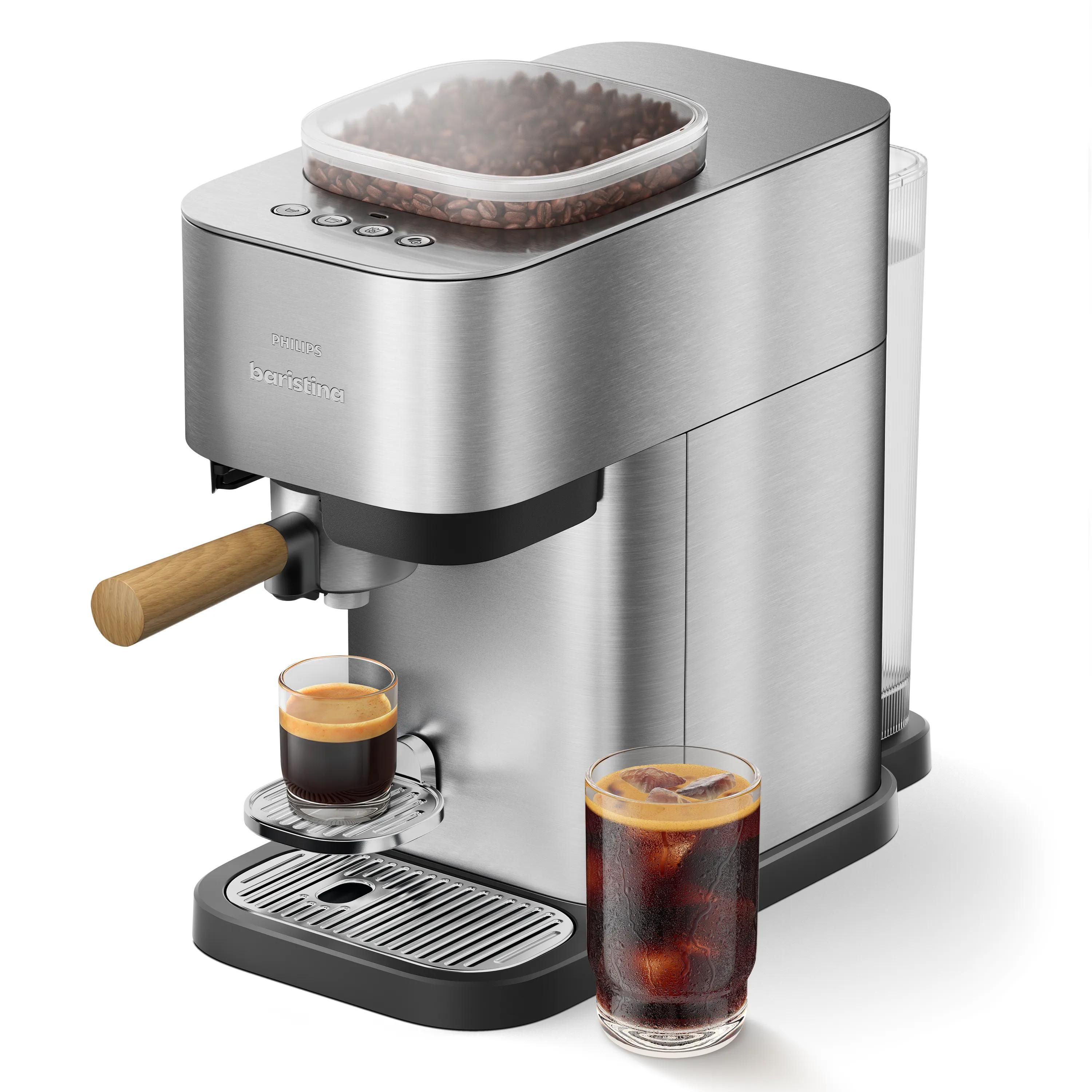 Philips Baristina Plus - BAR500/00 - Espressomachine - Pistonmachine - Ijskoffie - Stainless Steel