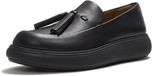 FitFlop IQ-Comff mocassins en cuir avec pompons NOIR - Taille 36