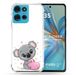 Cokitec Versterkte hoes voor Motorola G75 5G Animal Koala Cœur