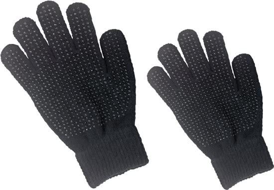 Kerbl Hofman Rijhandschoen Magic Grippy zwart kids - 4018653016381