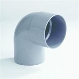 DYKA Bocht 1x lijmmof 1x spie 90° PVC keurmerk BRL52100 32mm