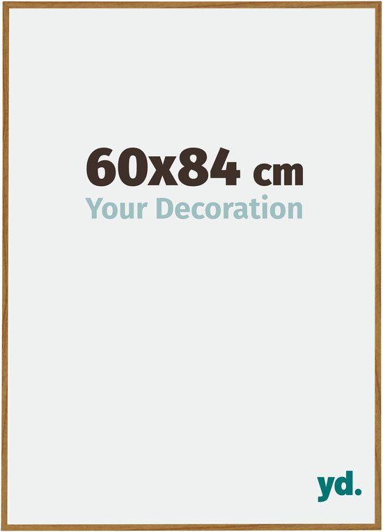 Fotolijst 60x84 cm - Kunststof - Beuken Licht - Evry