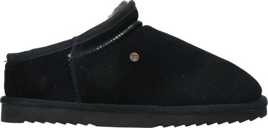 Warmbat Conner Suede Heren Sloffen - Zwart - Maat 41
