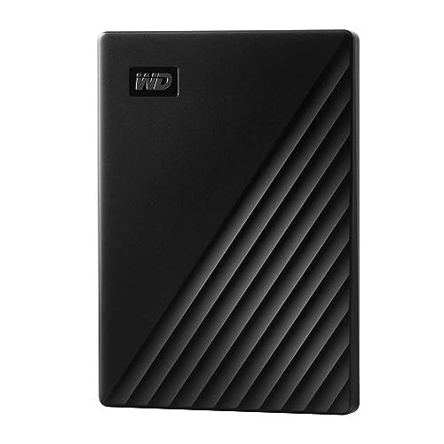 Western Digital WDBBYVG0020BBK-WESN, WD – My Passport 2TB – draagbare externe harde schijf met automatische back-up en wachtwoordbeveiliging, compatibel met pc, Xbox en PS4, zwart