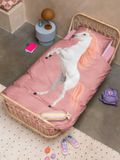 SNURK Dekbedovertrek Unicorn dusty pink 140x200 cm Katoen 1-persoons