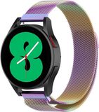 By Qubix Qubix Milanese Bandje voor Garmin Venu 2 / Venu 3 - 22mm - Multicolor