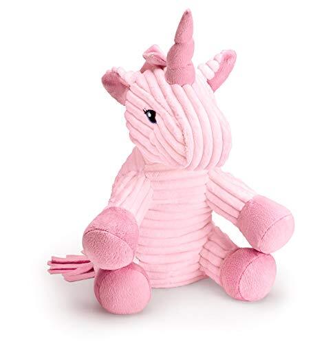 Mousehouse Gifts - Eenhoorn knuffeldier - Cord - Roze - 25 cm (10")