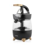 Princess Pure 201862 Elektrische Citruspers - 300W - Zwart/Bamboe