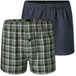 SCHIESSER Jongens Boxershorts 2-Pack Geruit Assorti 10 Katoen Maat 176