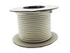 Decoratieve stoffen kabel 2 x 0,75 mm ivoor 25 meter