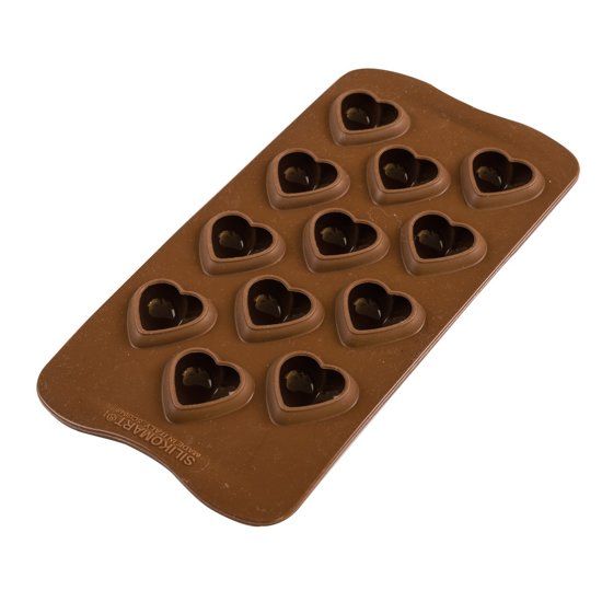 Silikomart Chocolade Vorm Hartjes - 8051085293872
