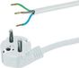 VB Extend Aansluitsnoer met Randaarde - 3x1mm² - VML H05VV-F - PVC - 1.5m - Wit
