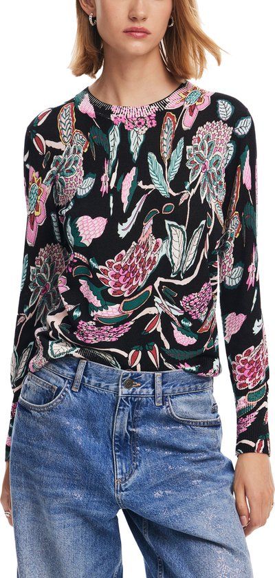 Desigual Manchester Women's Sweater - Black - XL
