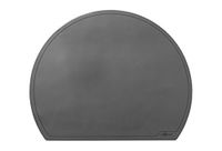 Durable 729501 Bureauonderlegger, halve cirkel, 65 x 52 cm, zwart