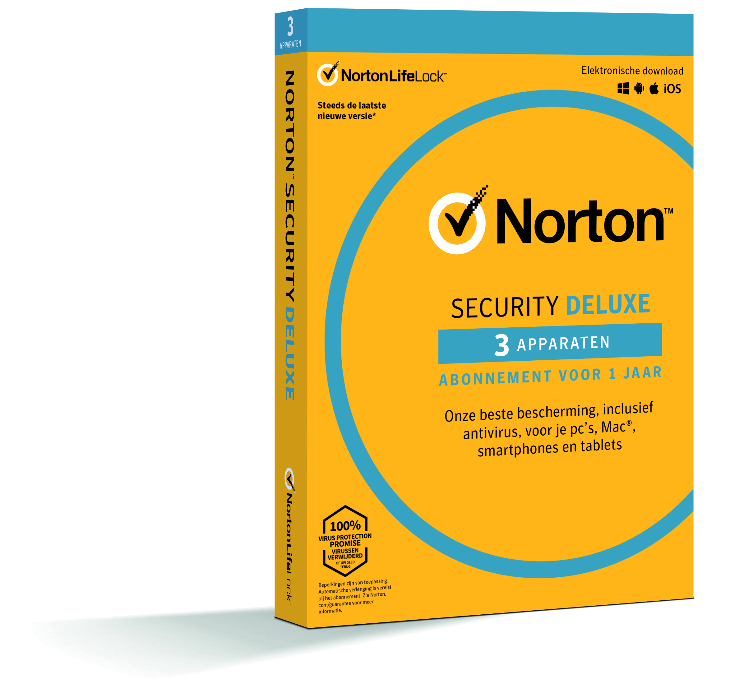 Symantec Norton Security Deluxe 3.0 2018 3 Apparaten 1 Jaar