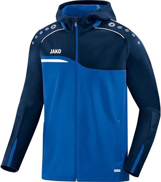 JAKO - Competition - Jas met capuchon - Dames - Blauw/Donkerblauw