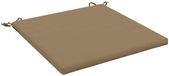 vidaXL Zitkussen SOEST 100% Polyester Taupe 70 x 70 x 3 cm