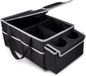 Markenlos Famanu - Opvouwbare Auto Organizer – Waterdichte Autostoel Organizer, Universele Duurzame Opbergtas voor Voorstoel en Achterstoel met Drankhouder, Antislip Onderkant en Meerdere Zakken (Zwart)