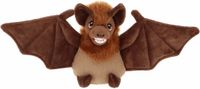 Keel Toys Pluche Vleermuis Knuffeldier - Bruin - Vliegend - 15 cm