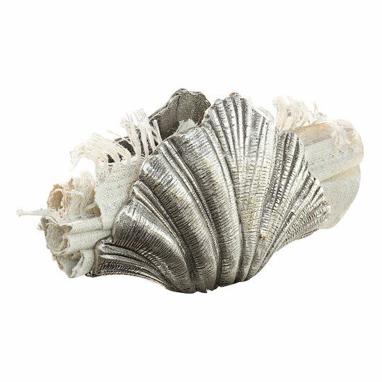 Loberon Decoratief object Montarel antiekzilverkleurig