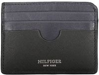 Tommy Hilfiger Zwarte Leren Portemonnee Met Logo