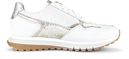 Gabor - Dames - Lage Sneakers - Suède - Wit