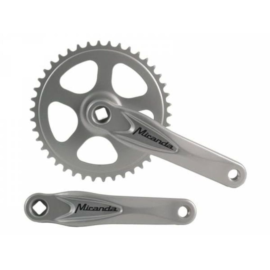 Miranda crankstel set 44T 170 mm zilver