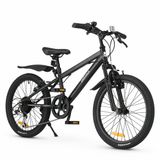 Deryan Kinder Mountainbike 20 Inch - Verstelbaar - Zwart