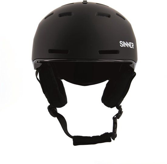 SINNER KAISER Unisex Skihelm - MATTE BLACK - Maat S (51-54 cm) - 2025/2026