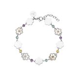 PURELEI Armband Flowering Zilver Kleur Met Steen