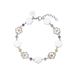PURELEI Armband Flowering Zilver Kleur Met Steen