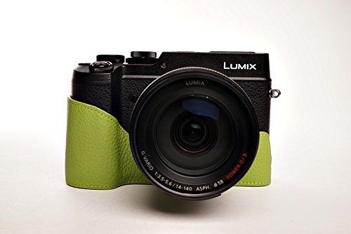 TP Handgemaakte Echt Lederen Halve Camera Case Camera Tas voor Panasonic GX8 - 8 Kleuren