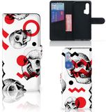 B2Ctelecom Telefoonhoesje met Naam Honor 20 Pro Skull Red