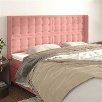 VidaXL Hoofdeind & Voeteind Roze