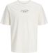 JACK&JONES JPRBLALUCAS SS TEE FST Heren T-shirt - Maat S - Katoen - Korte mouw - Ronde hals - Logo - Cloud Dancer