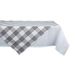 DII Buffalo Check Collection, klassiek boerderijtafelkleed, tafelloper, 40 x 40 cm, grijs en wit