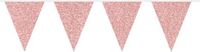 Folat Vlaggenlijn Glitter Rose Gold 6 meter