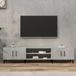 Prolenta Maison Exclusive - TV-meubel in betonlook, grijs, 180x31,5x40 cm, gemaakt van houtvezelplaat